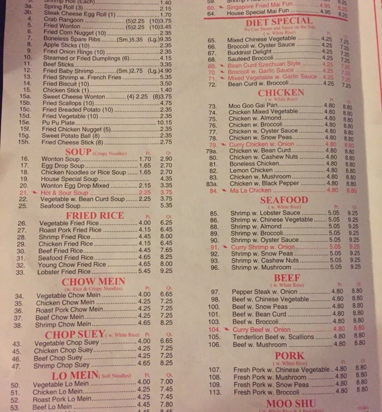 Red Flower Chinese Restaurant