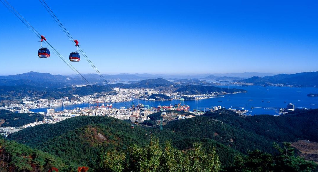 Hallyeo National Marine Park View Ropeway-统营市必去景点