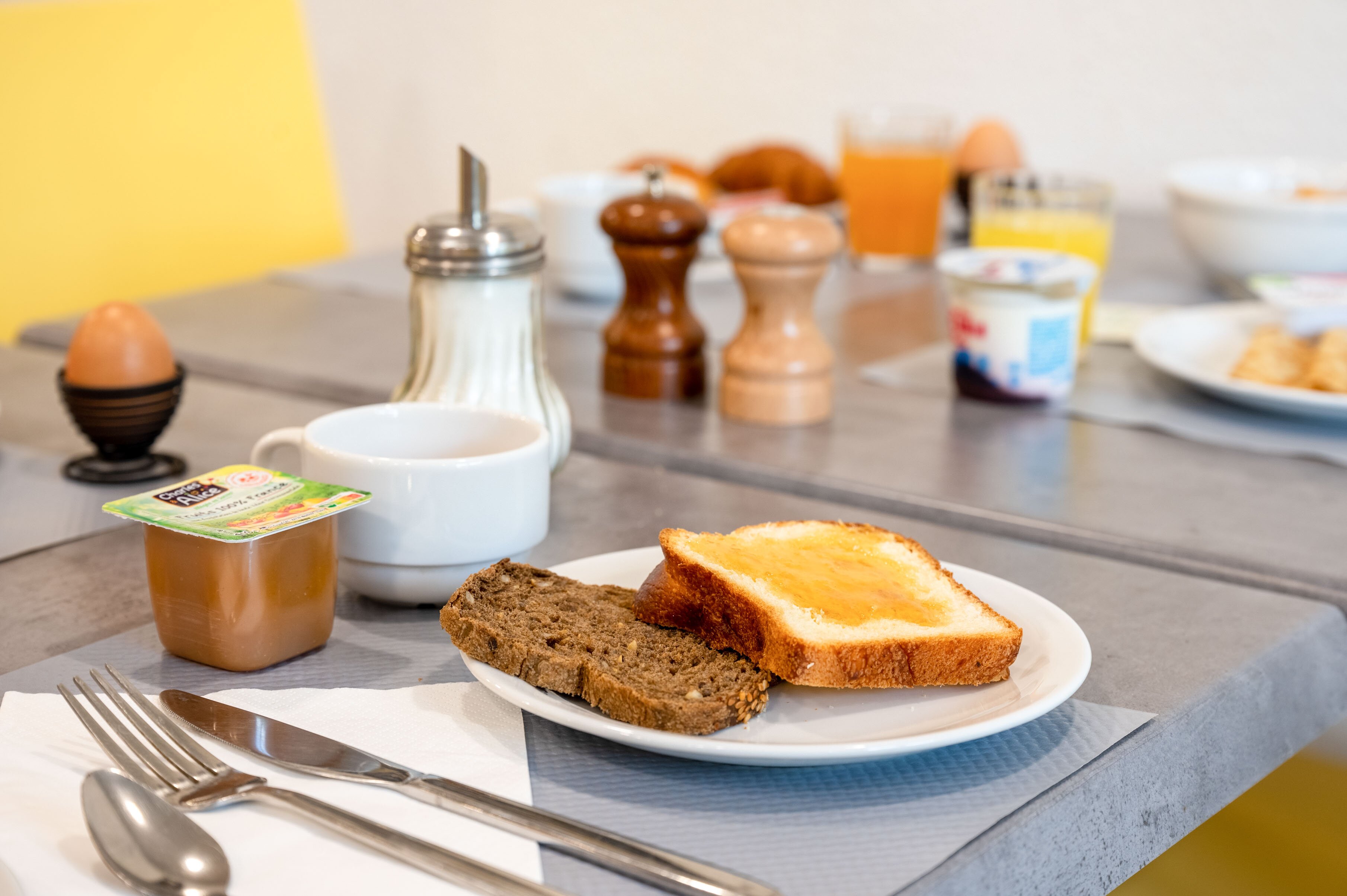 Comfort Aparthotel Besançon La City-餐饮