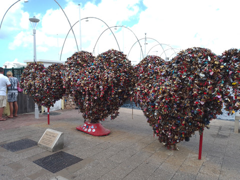 Punda Love Hearts-威廉斯塔德必去景点