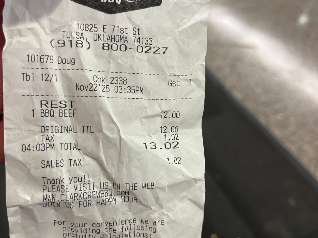 Clark Crew Bbq - Tulsa