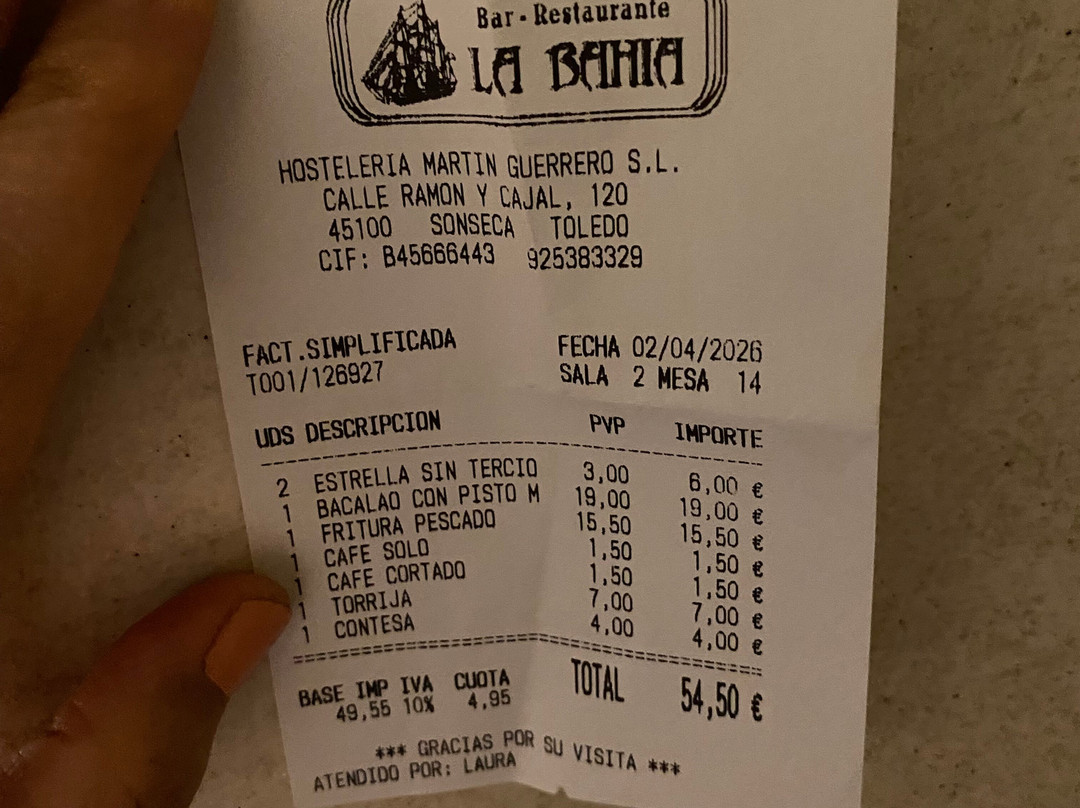Restaurante La Bahía主图