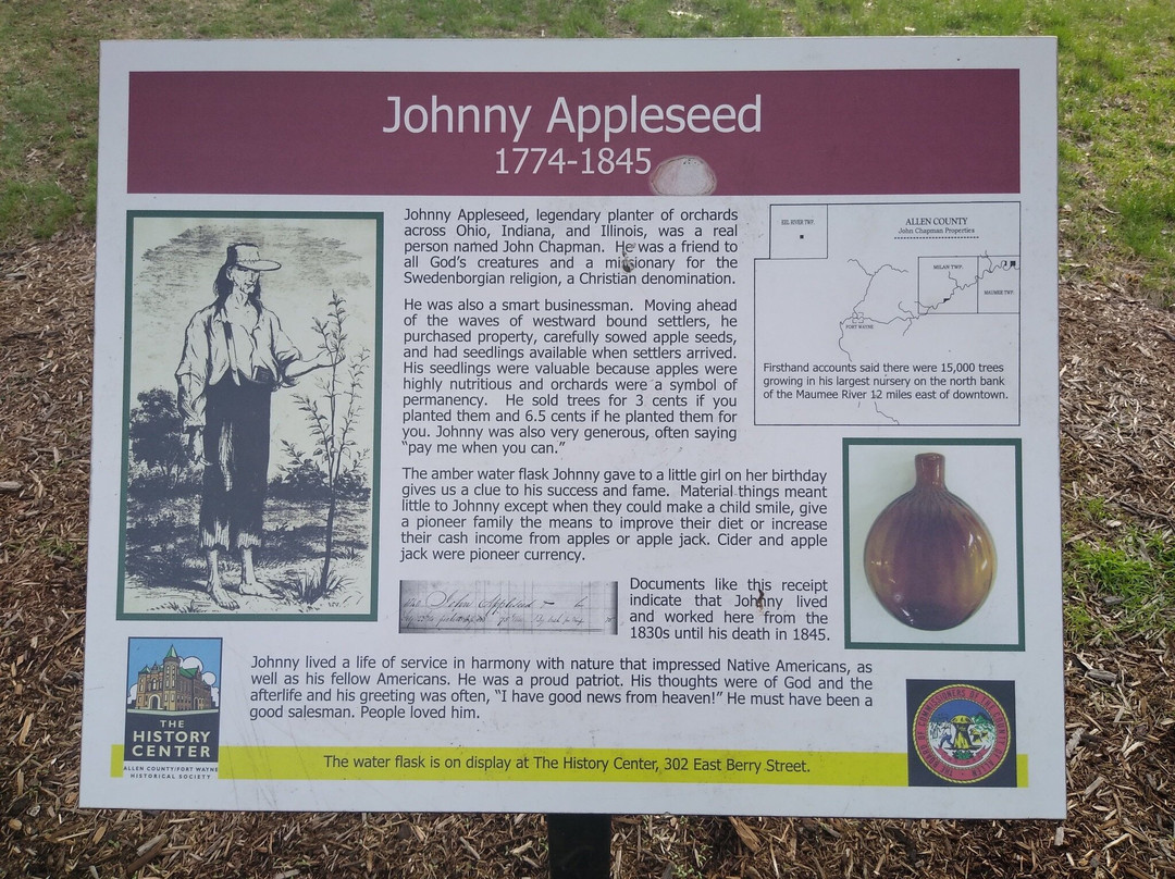 Johnny Appleseed Memorial Park-韦恩堡必去景点