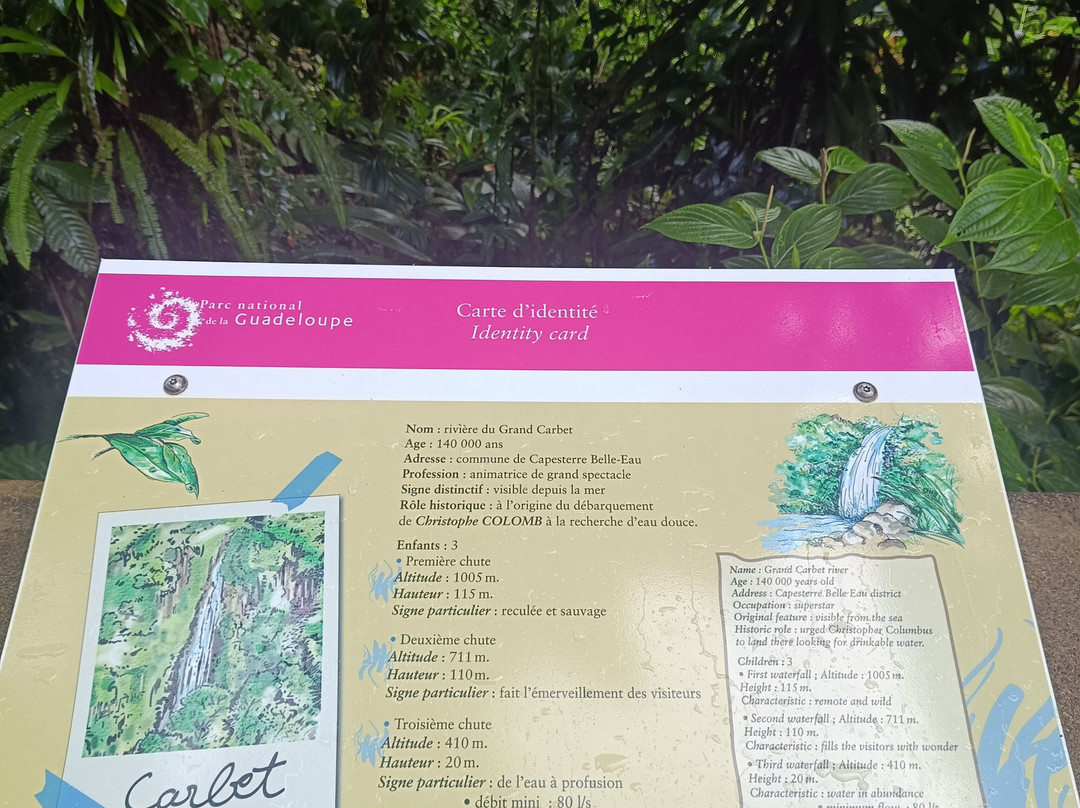 Carbet Falls (Les Chutes du Carbet)-Parc National必去景点
