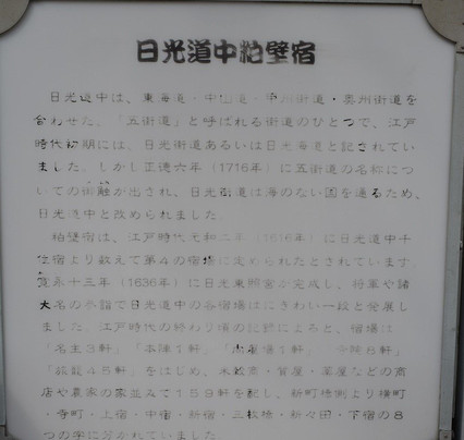 Nikkodochu Kasukabejuku Guide Plate-春日部市必去景点