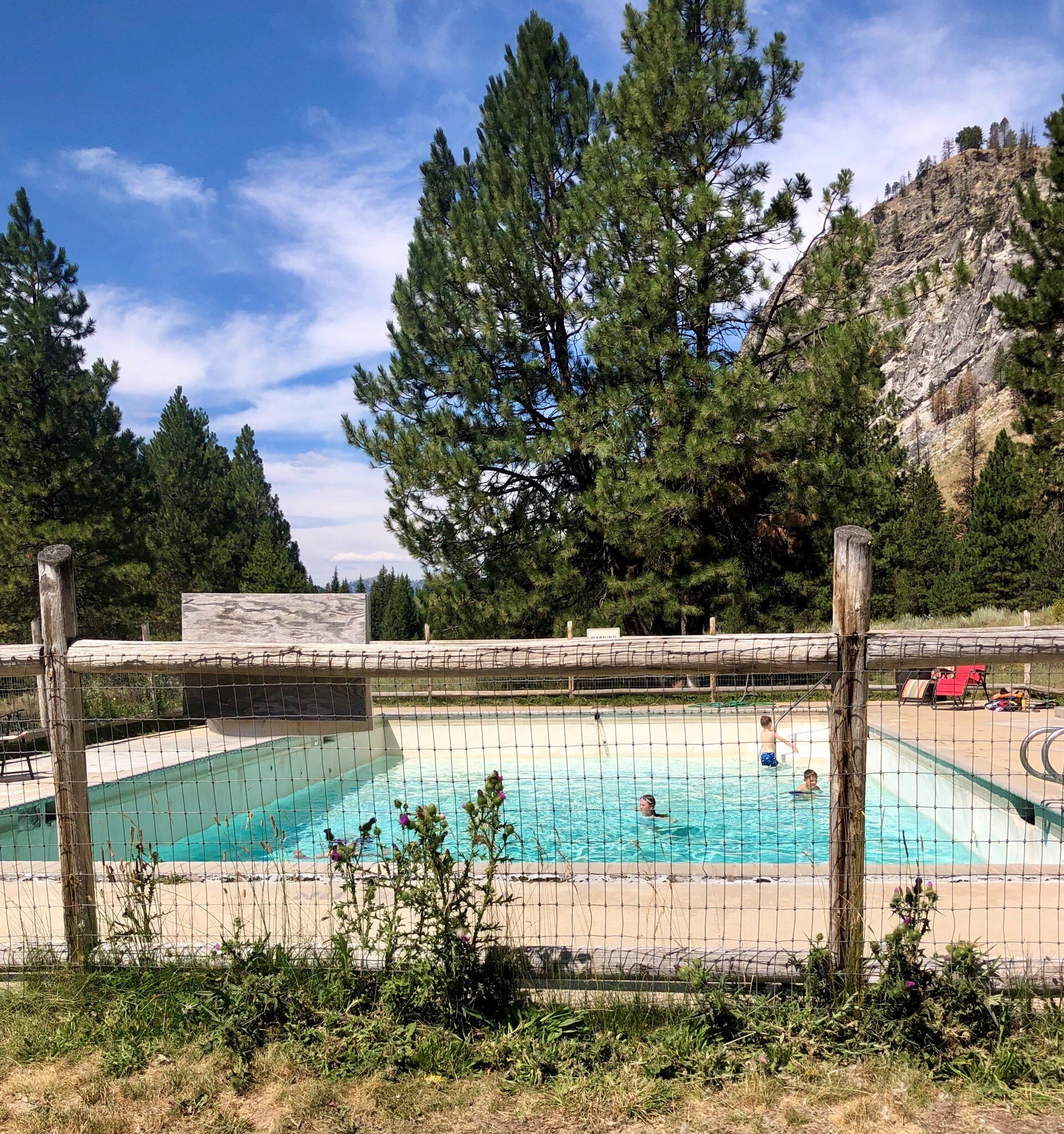 Sawtooth Lodge-泳池