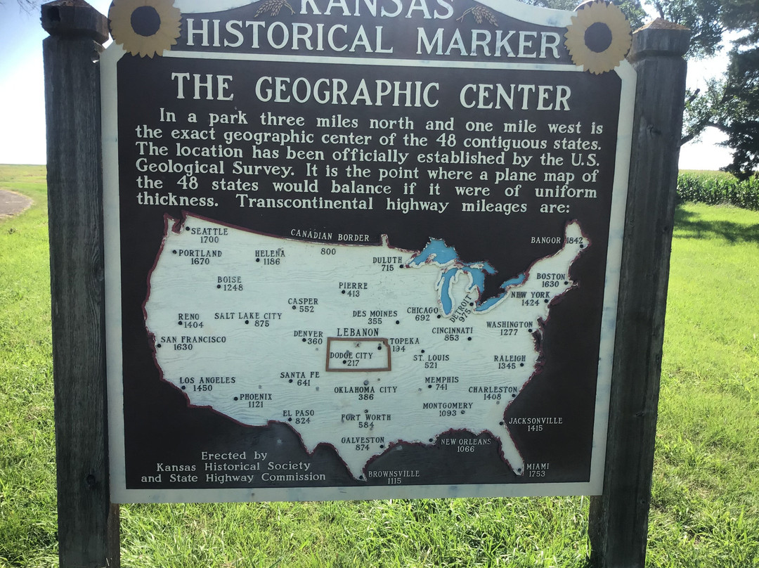 Geographic Center of the Contiguous United States-Lebanon必去景点