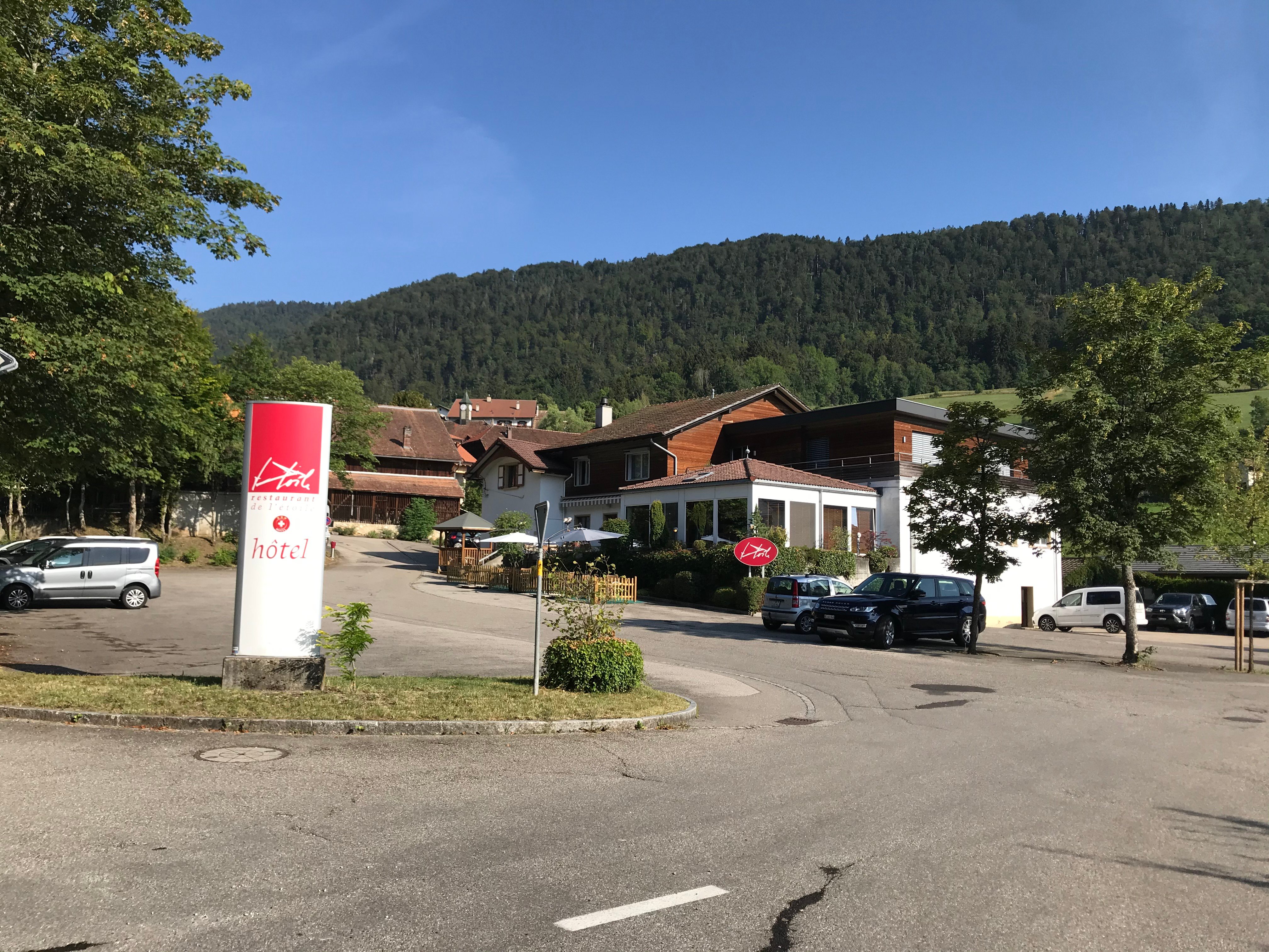 Hôtel Restaurant de l'Etoile à Perrefitte-浴室