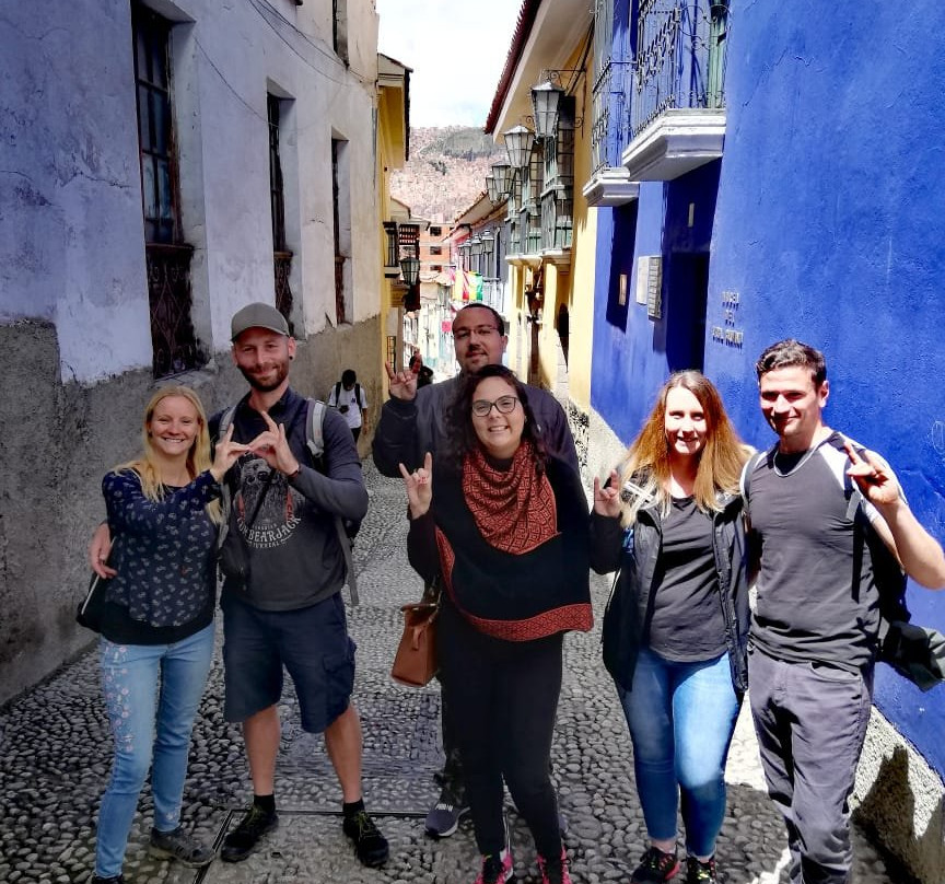 Bolivia Walking Llama-拉巴斯必去景点