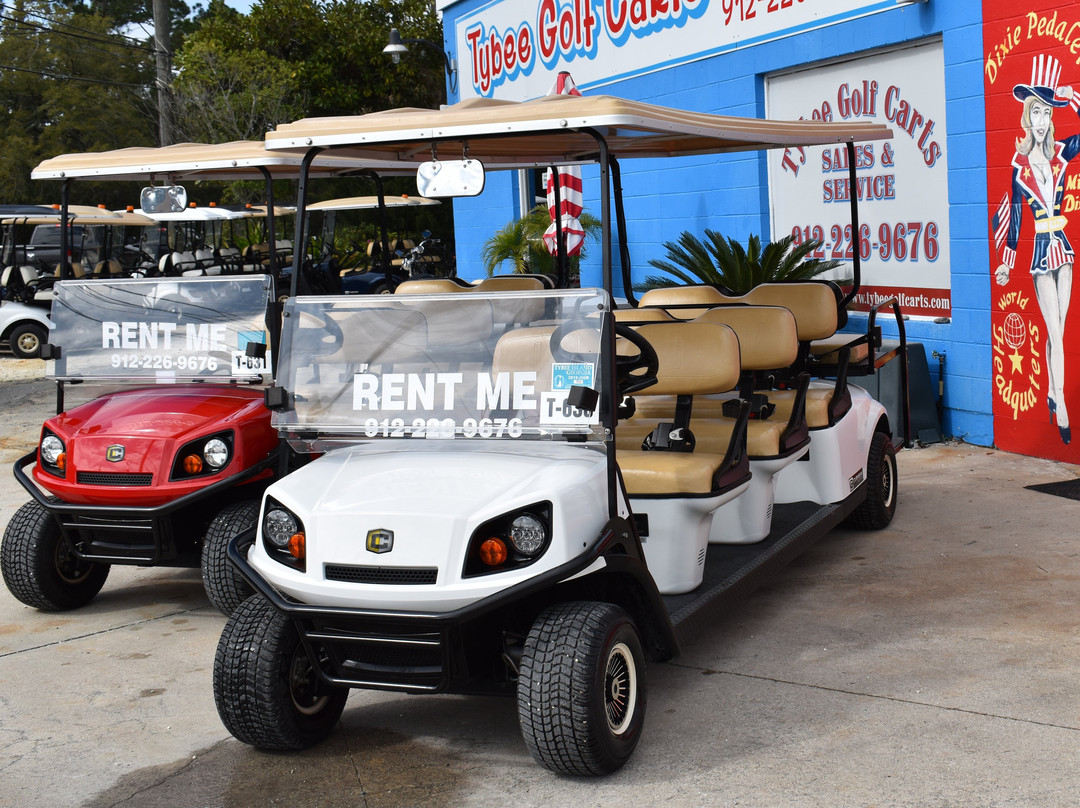 Tybee Golf Carts-泰碧岛必去景点