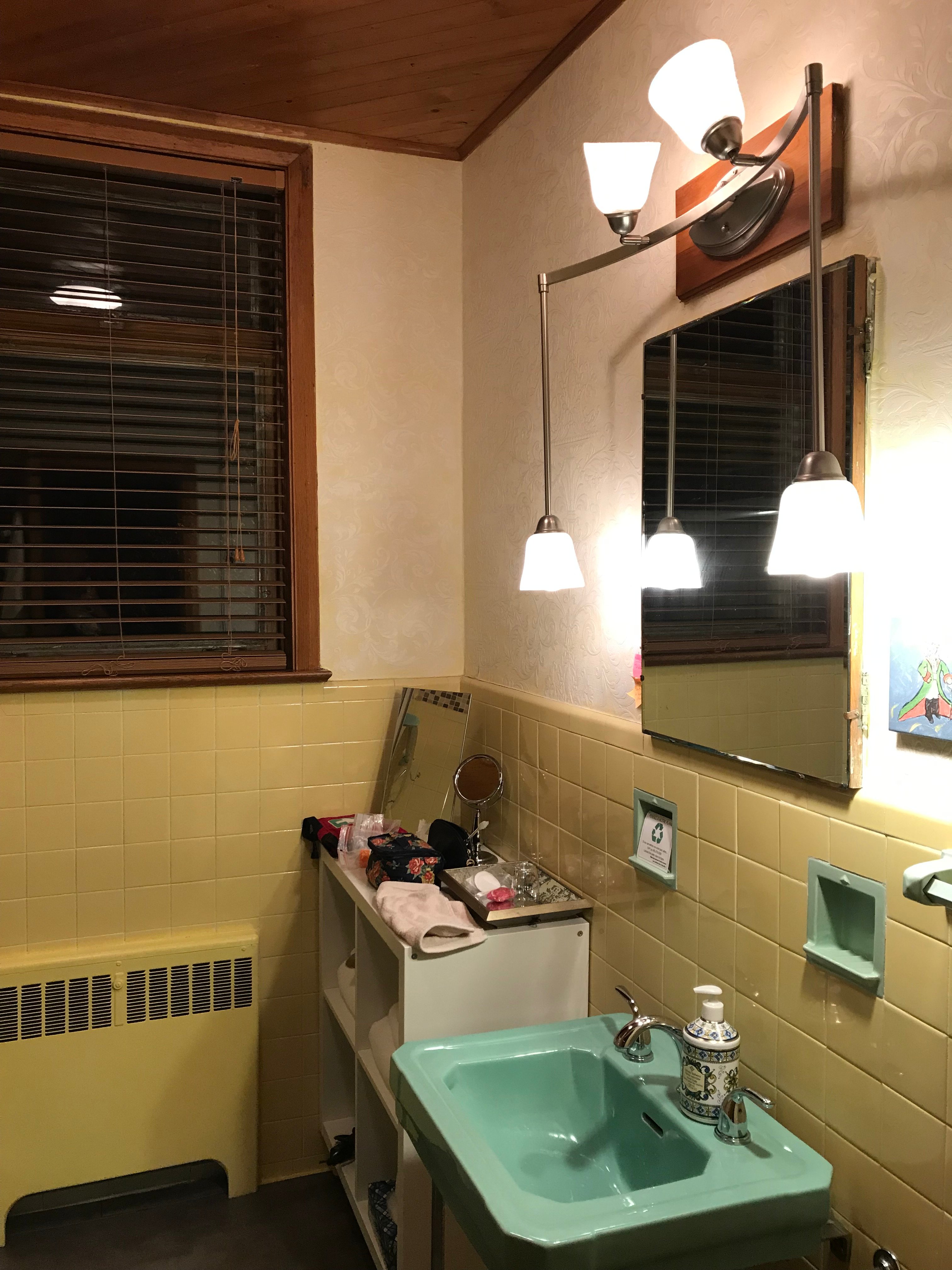 Chateau Murdock Gite et Esthetique 1950-浴室