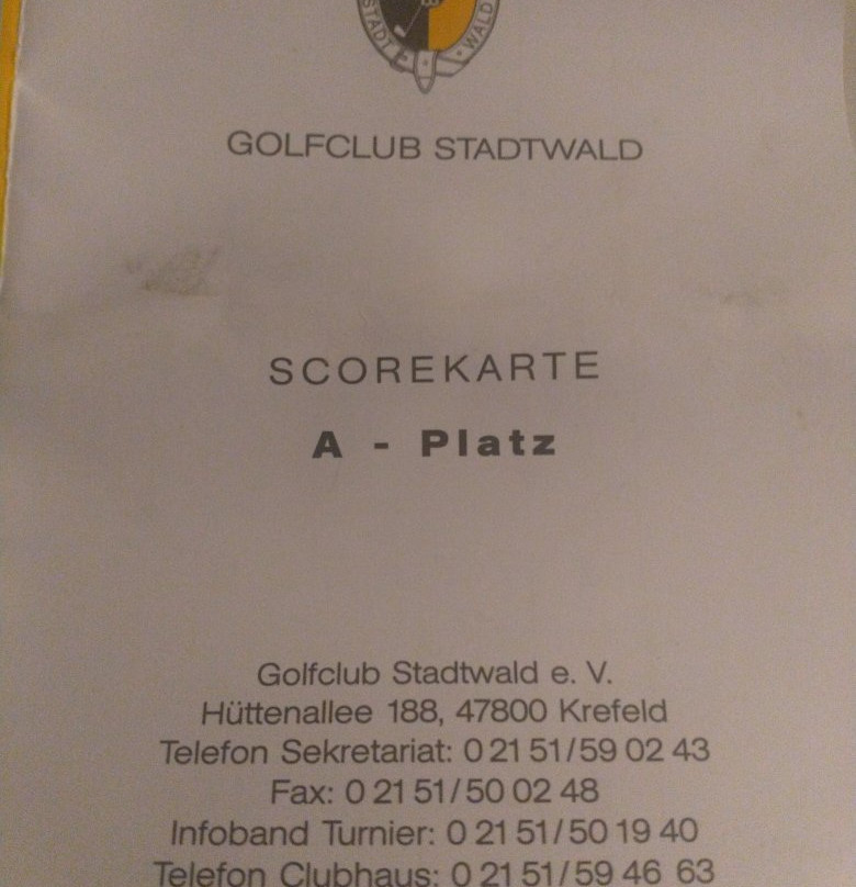 Golfclub Stadtwald景点图片