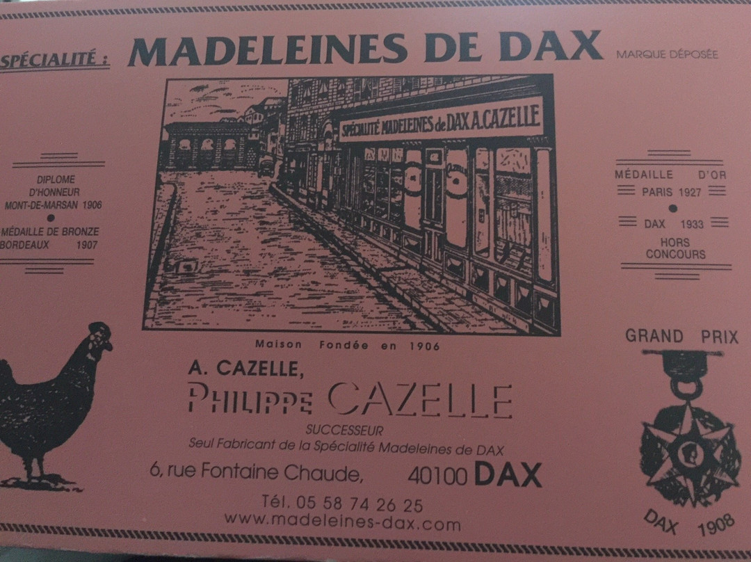 Madeleines de Dax Philippe Cazelle景点图片