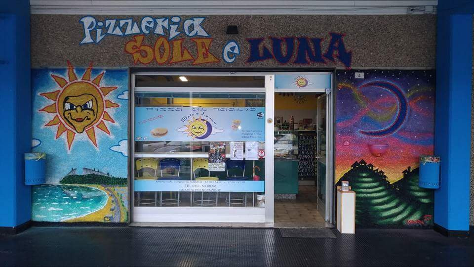 Selargius餐馆和美食-Pizzeria Sole e Luna Su Planu