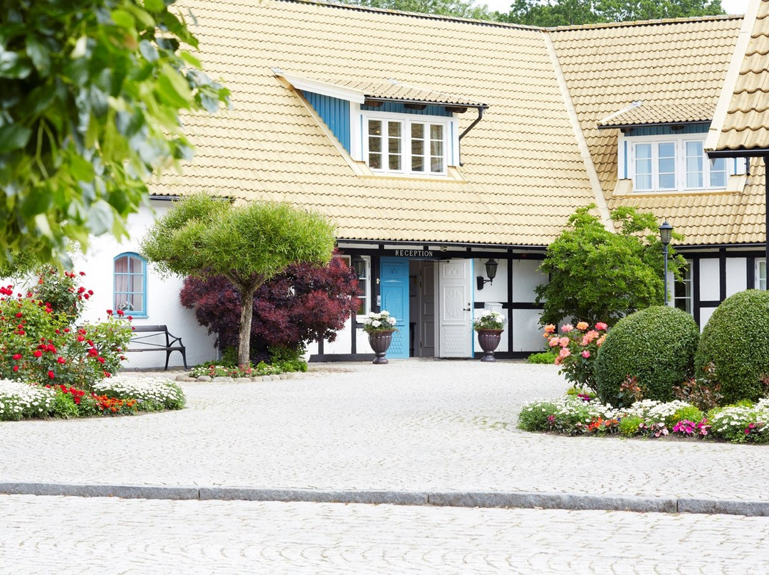 Hjarnarp酒店住宿-Margretetorp Gastgifvaregarden