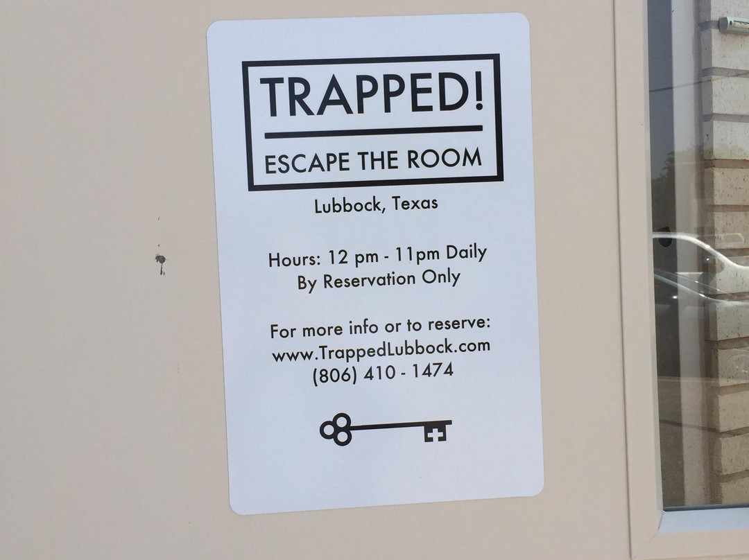 Trapped! Escape the Room-拉伯克县必去景点