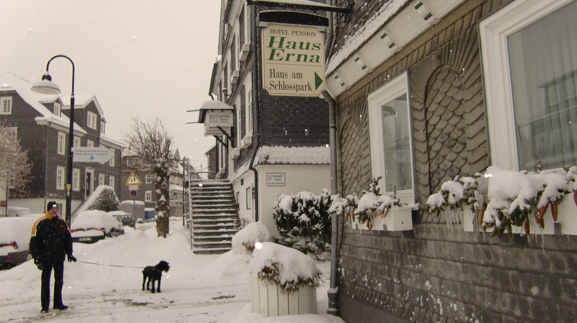 Hotel-Pension Haus Erna-浴室