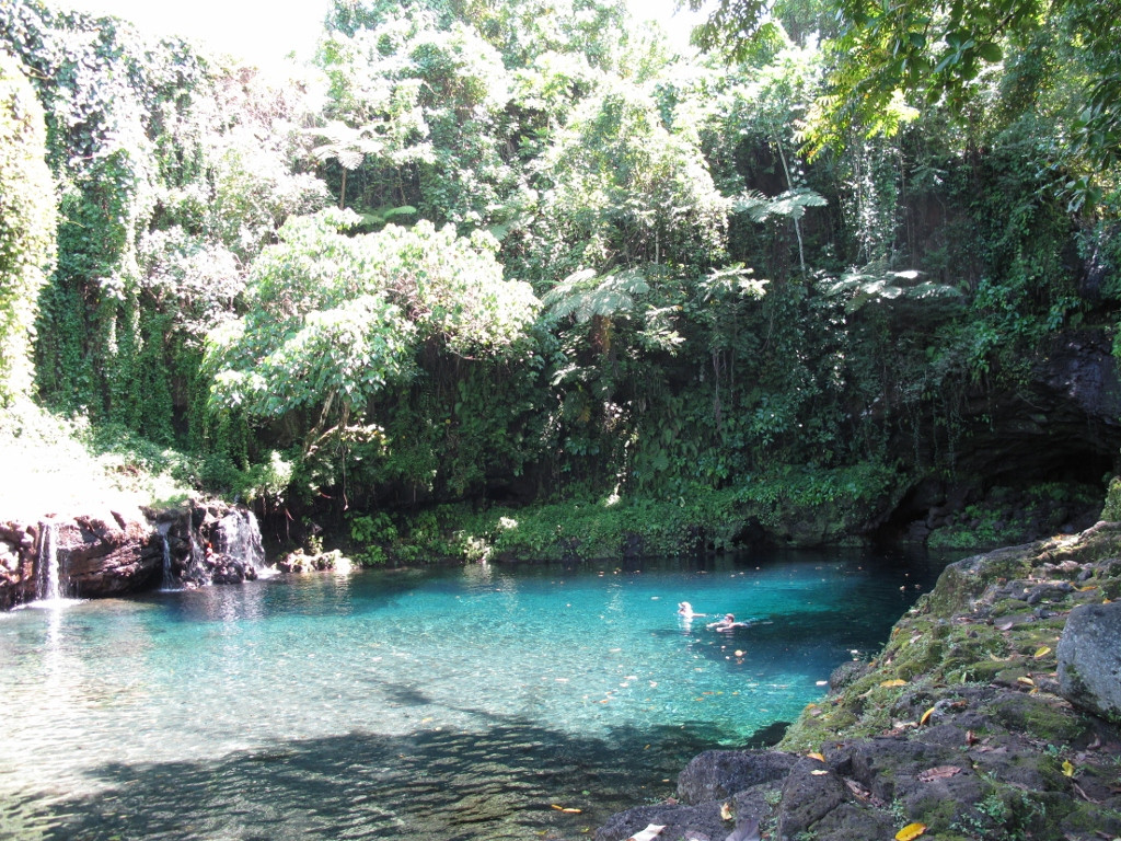 Afu Aau Waterfall-萨瓦伊岛必去景点