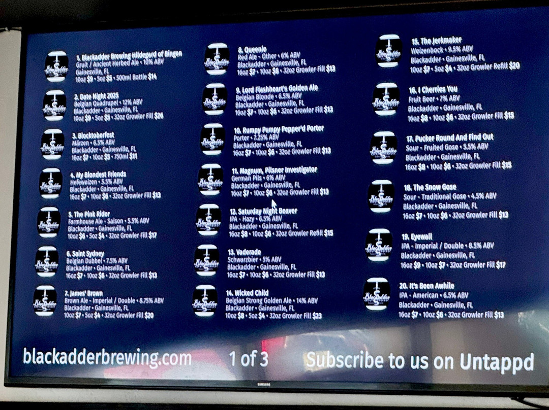 Blackadder Brewing Company-盖恩斯维尔必去景点