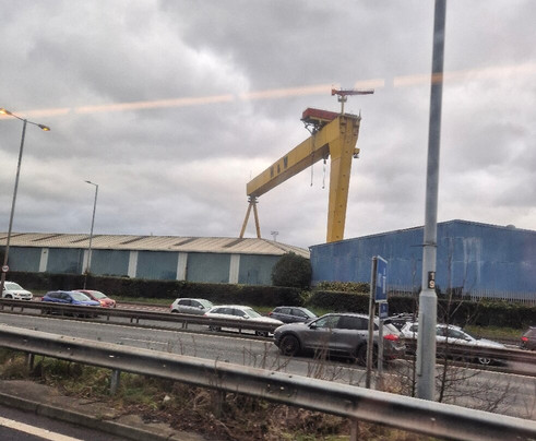 Samson & Goliath cranes-贝尔法斯特必去景点
