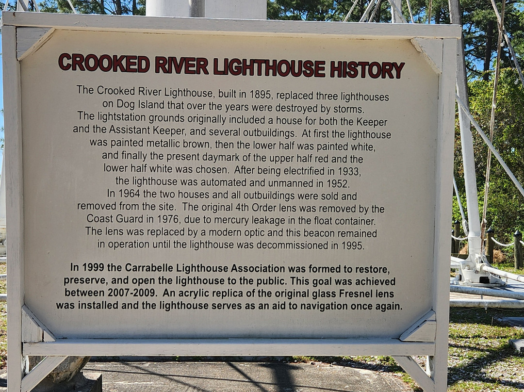 Crooked River Lighthouse-Carrabelle必去景点