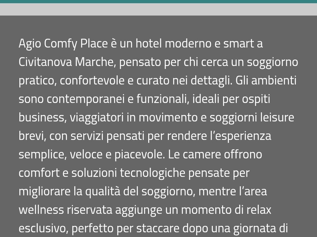 Agio Comfy Place主图