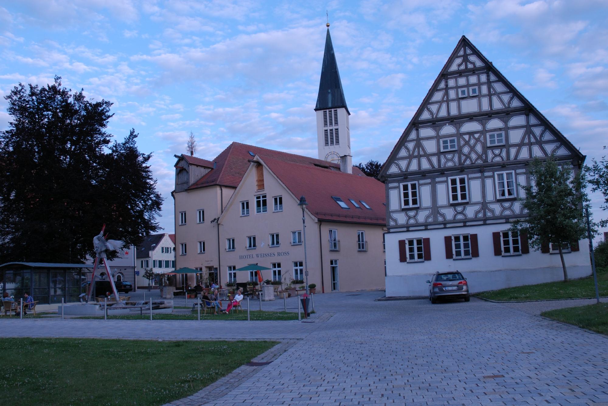 Weisses Ross Garni Hotel-浴室