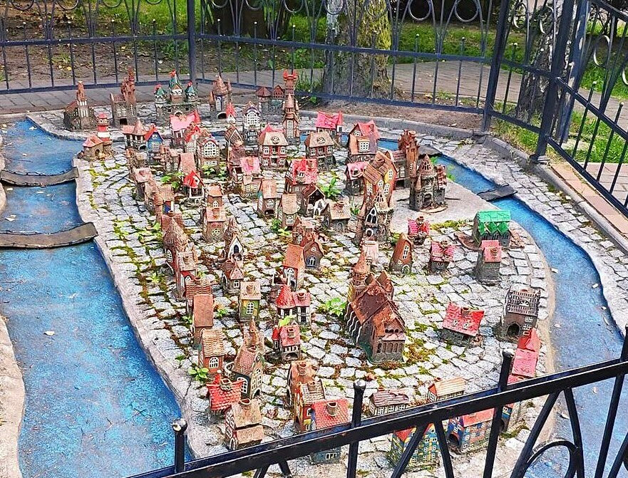 Sculptural Composition of Kneiphof Island in Miniatures