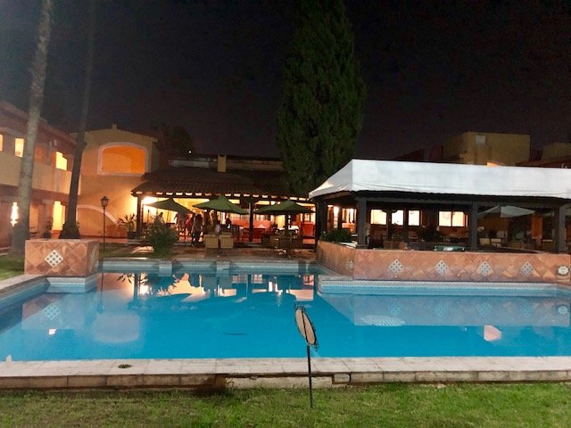 Villas Arquelogicas de Cholula-泳池