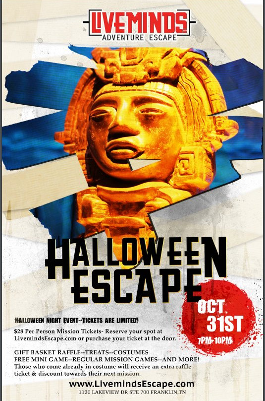 Liveminds Adventure Escape-富兰克林必去景点