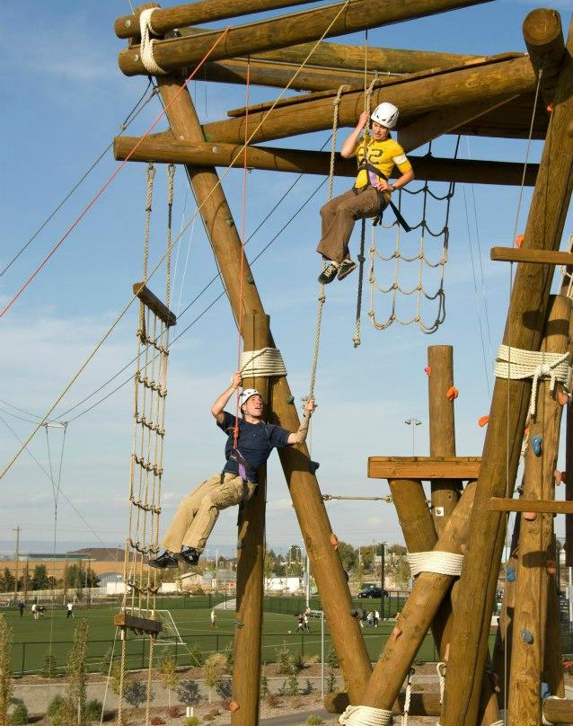 BYU Idaho Ropes Course-雷克斯堡必去景点