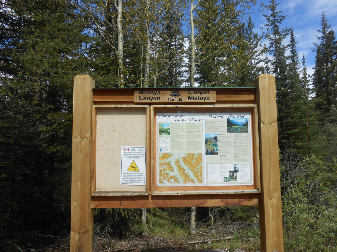 Mistaya Canyon-班夫国家公园必去景点