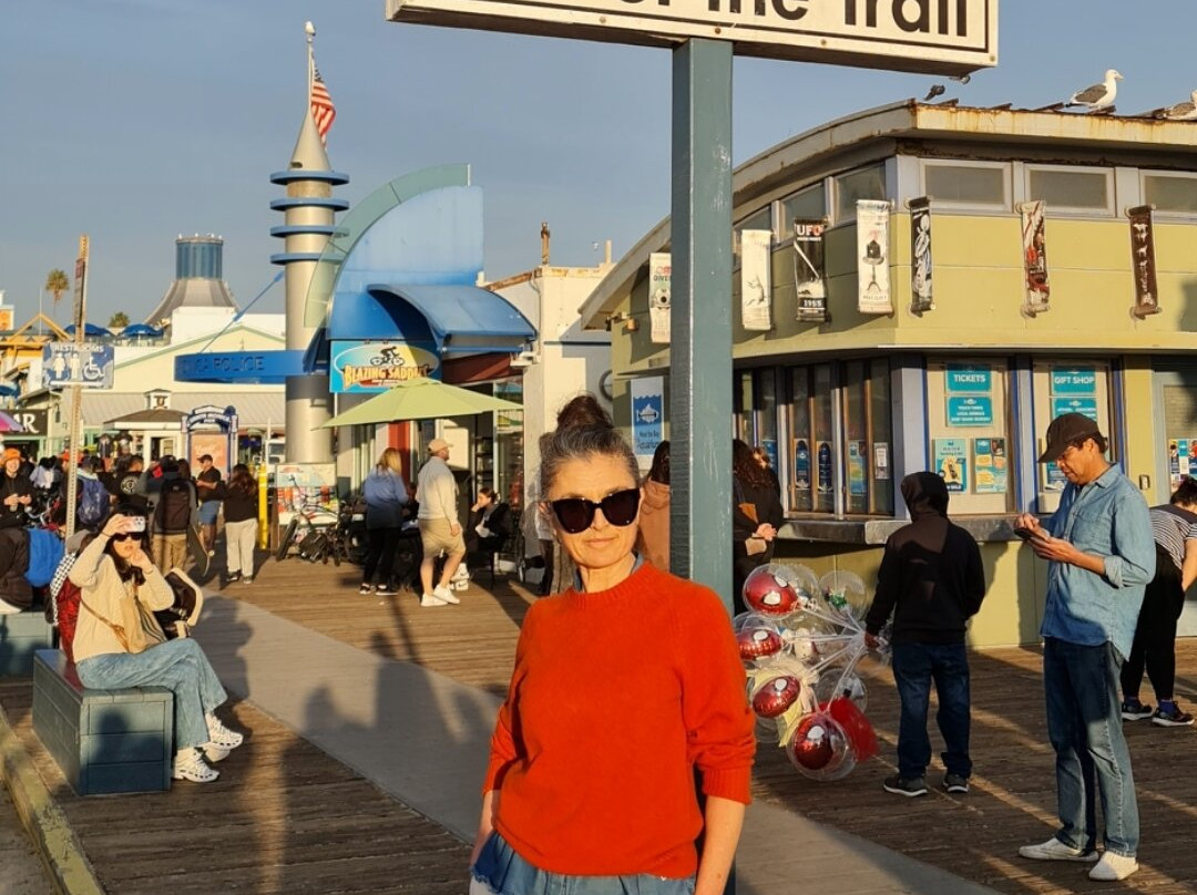 Route 66 End of the Trail Sign-圣莫尼卡必去景点