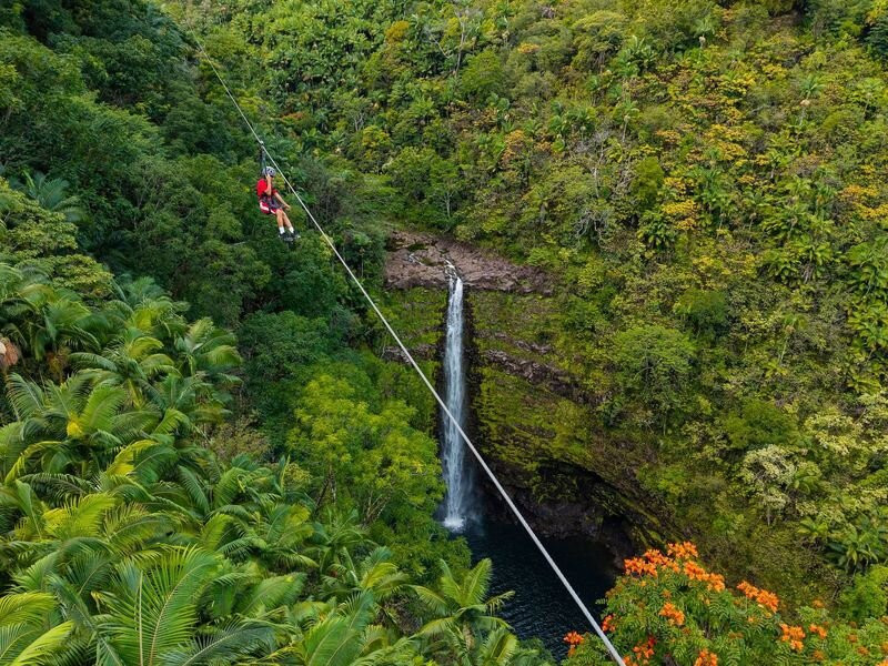 Hawaii Zipline & Hiking Tours-哈诺姆必去景点
