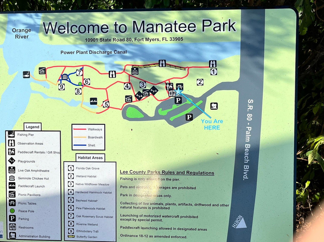 Manatee Park-迈尔斯堡必去景点