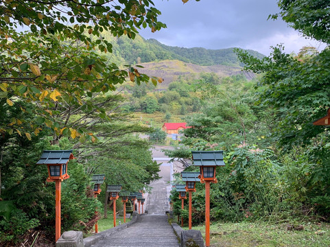 Yubari Shrine-夕张市必去景点