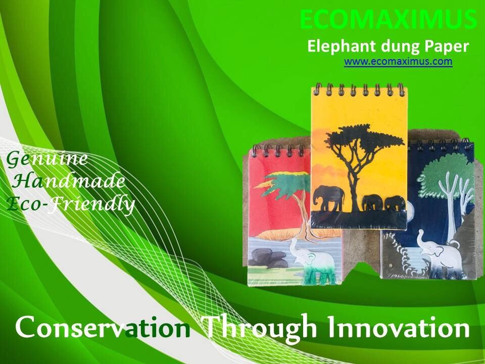 EcoMaximus Elephant Dung Paper Products