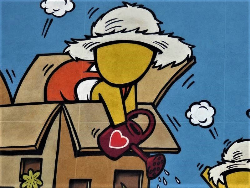 Fresque "Les Gouzous à la Grande Borne"