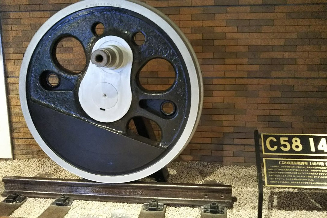 Train Wheel of C58 Steam Locomotive No. 140景点图片