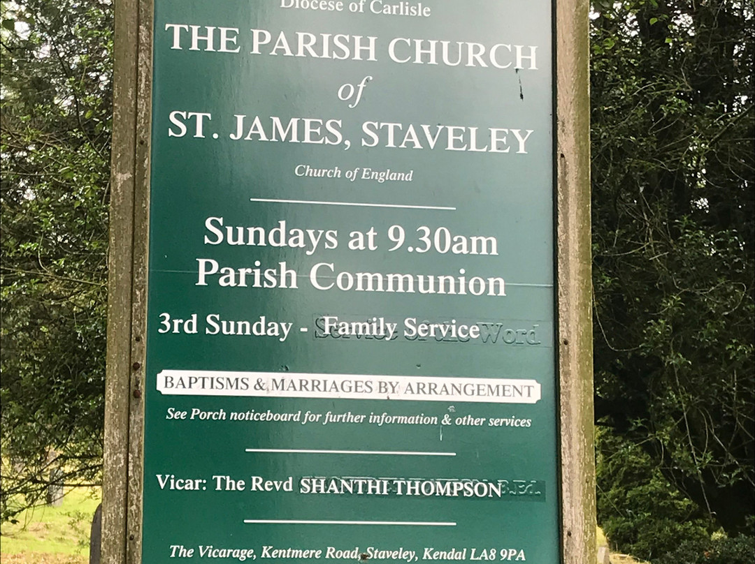 Parish Church of St. James, Staveley景点图片