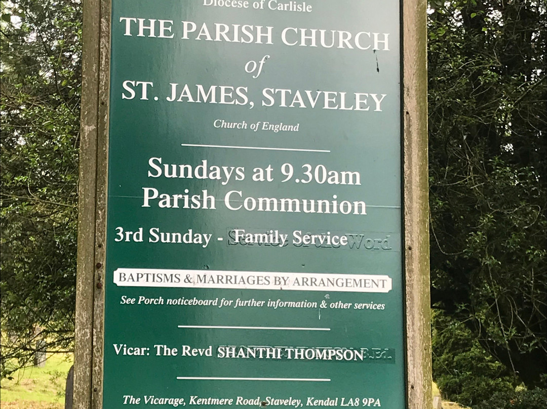 Parish Church of St. James, Staveley-Staveley必去景点