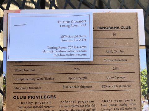 Meadowcroft Wines-索诺玛必去景点