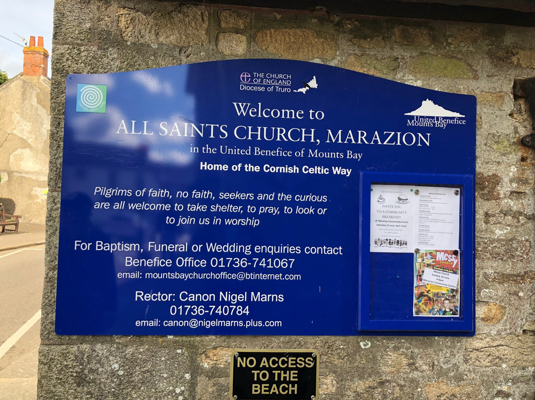 All Saints' Church Marazion-马拉宰恩必去景点