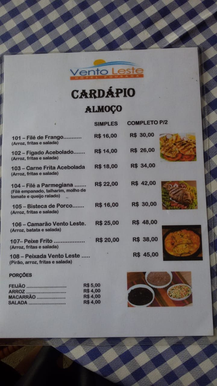 Hotel Pousada Vento Leste-餐饮