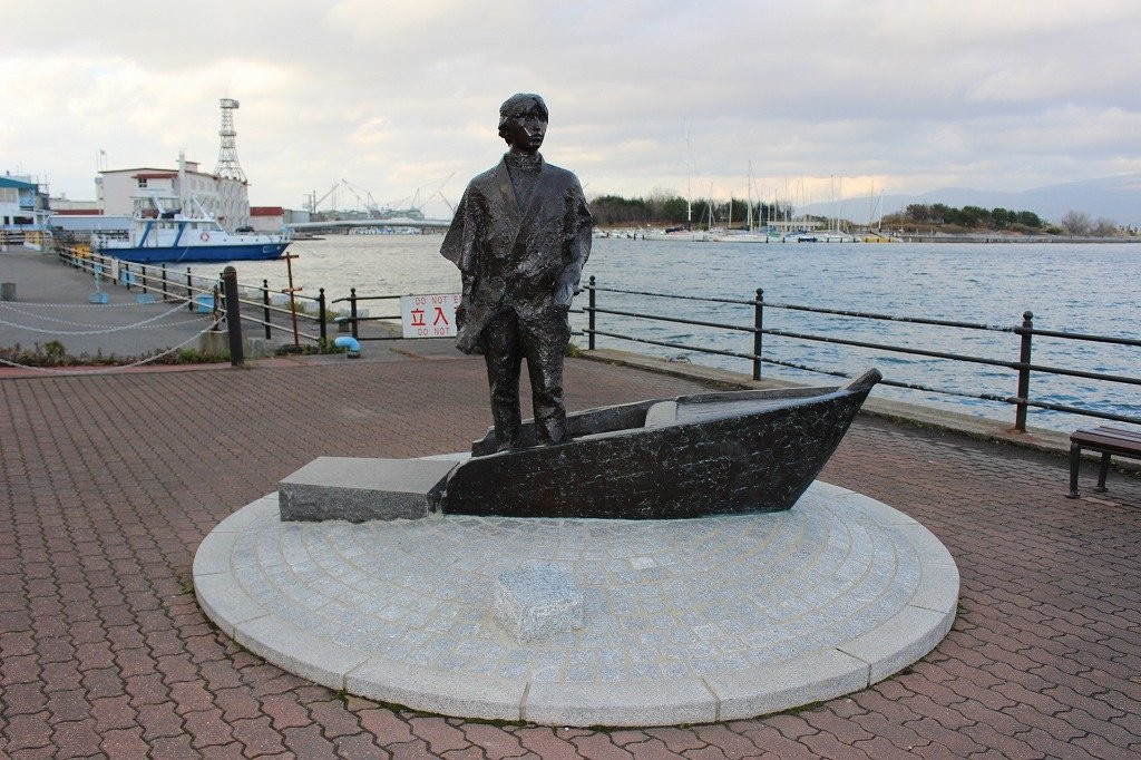 Joseph Hardy Neesima Bronze Statue-函馆市必去景点