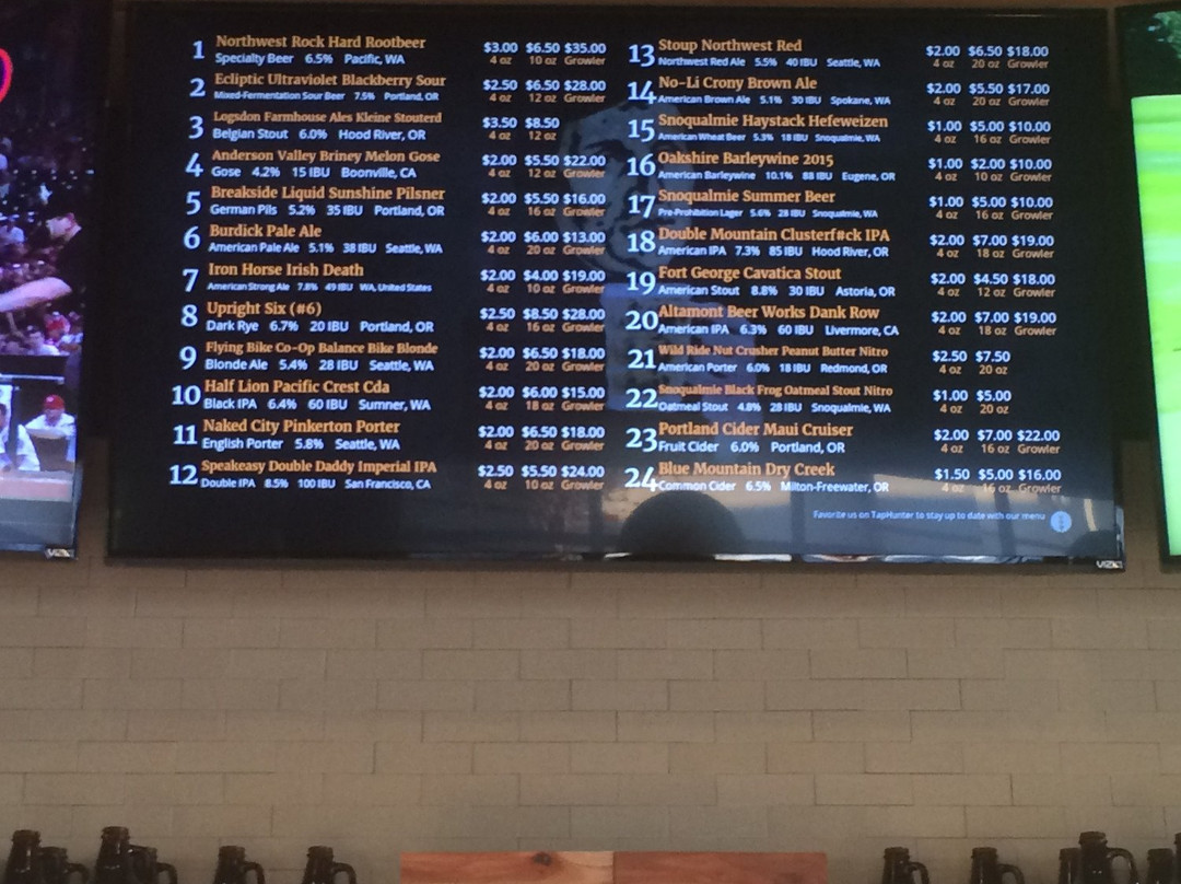 Maple Valley餐馆和美食-Imbibe Bottle House & Taproom