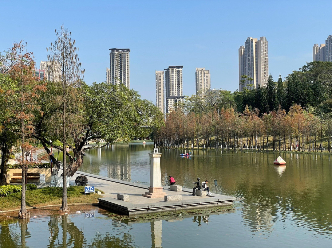 千灯湖景点图片