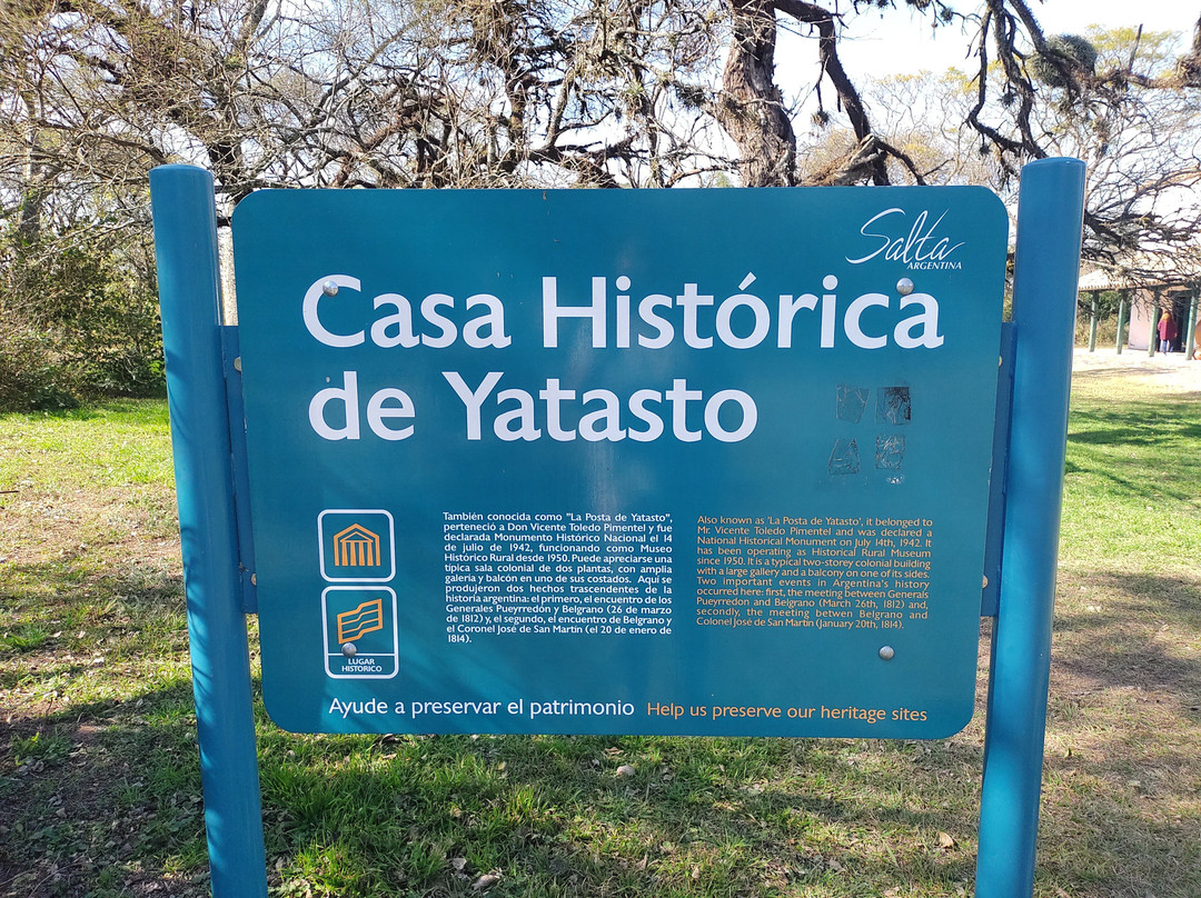 Posta de Yatasto-San Jose de Metan必去景点