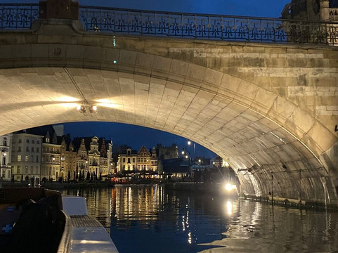 Boat in Gent-根特必去景点