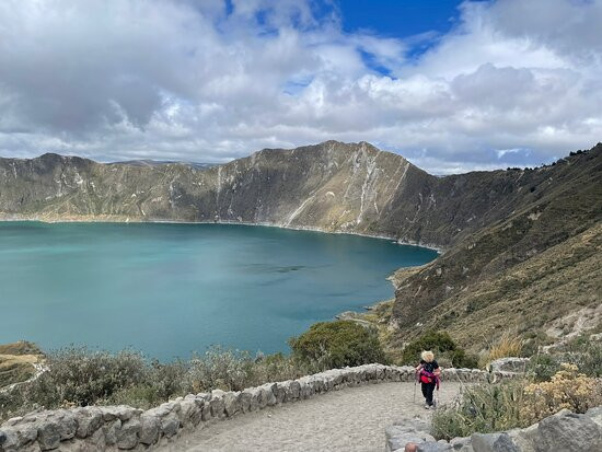 Sendero al Fondo del Crater-Quilotoa必去景点